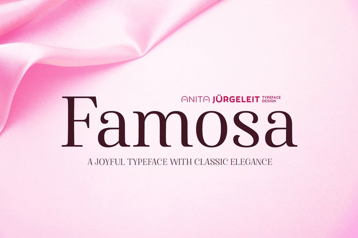 Пример шрифта Famosa #2